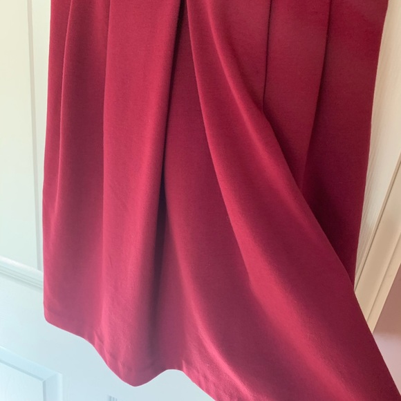 Joe Fresh Short sleeve Burgundy Cocktail Dress - Picture 3 of 6